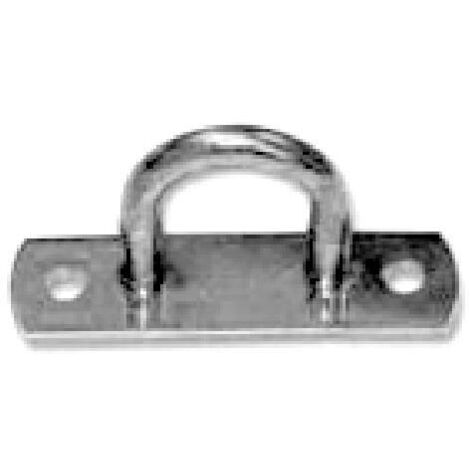 PIASTRA PORTALUCCHETTO 21X25MM ACC. ZINCATO