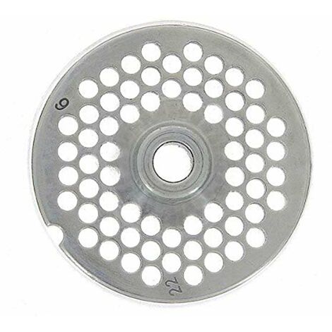 Piastra "Professionale" per Tritacarne manuale "REBER" in acciaio temperato n. 10 -12 mm