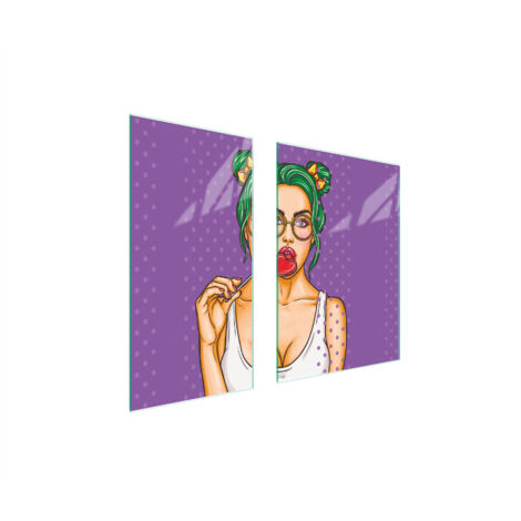 PIASTRA PROTETTIVA IN VETRO 75x52 DONNA