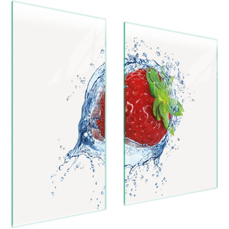 PIASTRA PROTETTIVA IN VETRO 75x52 FRAGOLA