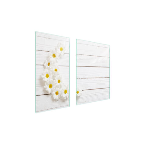 PIASTRA PROTETTIVA IN VETRO 75x52 LEGNO