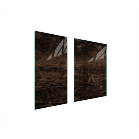 PIASTRA PROTETTIVA IN VETRO 75x52 LEGNO