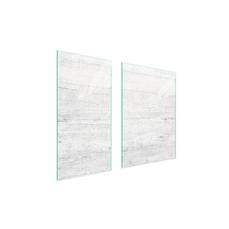 PIASTRA PROTETTIVA IN VETRO 75x52 LEGNO