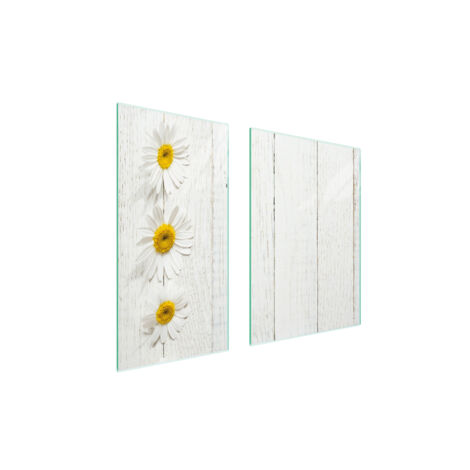 PIASTRA PROTETTIVA IN VETRO 75x52 LEGNO
