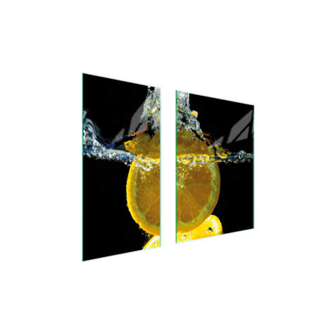 PIASTRA PROTETTIVA IN VETRO 75x52 LIMONE