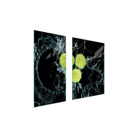 PIASTRA PROTETTIVA IN VETRO 75x52 LIMONE
