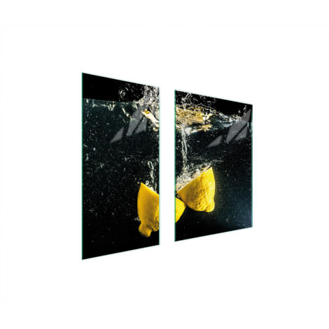 PIASTRA PROTETTIVA IN VETRO 75x52 LIMONE