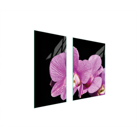PIASTRA PROTETTIVA IN VETRO 75x52 ORCHIDEA
