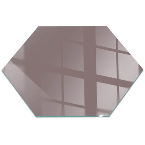 Piastra Protettiva In Vetro Con Grafica Decorativa Per Camino O Stufa Ideale Per Interni Moderni Colore beige h40 cm