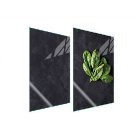 PIASTRA PROTETTIVA IN VETRO PER CUCINA 2x35x52 BASIL