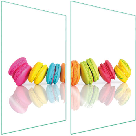 PIASTRA PROTETTIVA IN VETRO PER CUCINA 2x35x52 COLORE