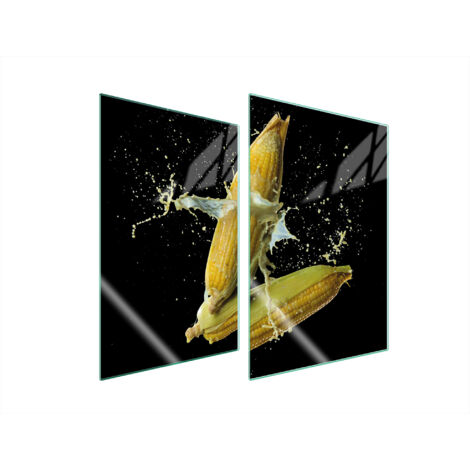 PIASTRA PROTETTIVA IN VETRO PER CUCINA 2x35x52 CORN