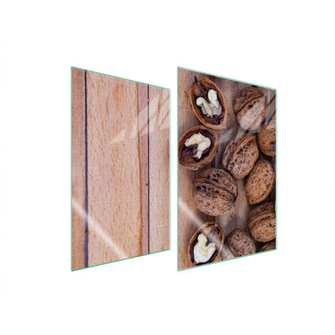 PIASTRA PROTETTIVA IN VETRO PER CUCINA 2x35x52 DADI