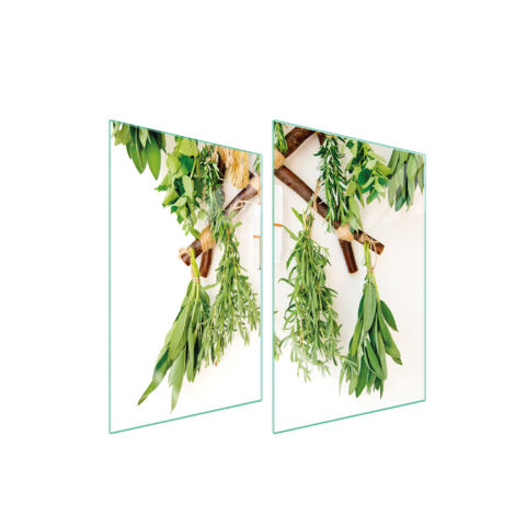 PIASTRA PROTETTIVA IN VETRO PER CUCINA 2x35x52 ERBE