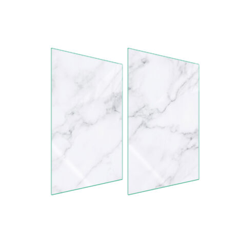 PIASTRA PROTETTIVA IN VETRO PER CUCINA 2x35x52 MARMO