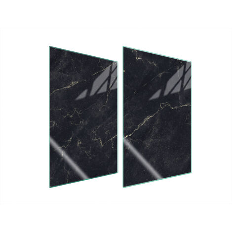 PIASTRA PROTETTIVA IN VETRO PER CUCINA 2x35x52 MARMO