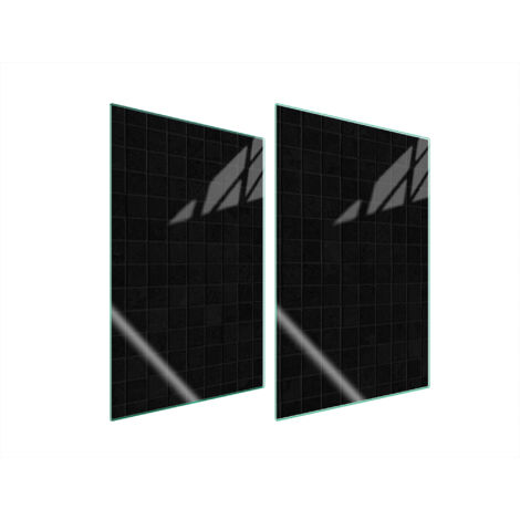 PIASTRA PROTETTIVA IN VETRO PER CUCINA 2x35x52 NERO