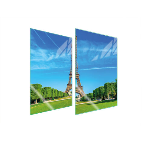 PIASTRA PROTETTIVA IN VETRO PER CUCINA 2x35x52 PARIS