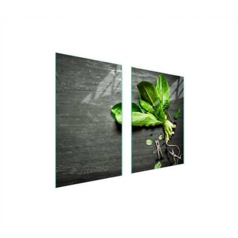 PIASTRA PROTETTIVA IN VETRO PER CUCINA 65x52 BASIL