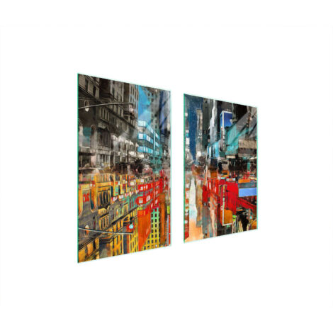 PIASTRA PROTETTIVA IN VETRO PER CUCINA 65x52 CITY