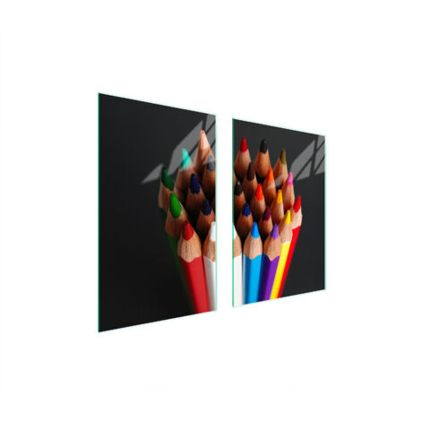 PIASTRA PROTETTIVA IN VETRO PER CUCINA 65x52 COLORATA