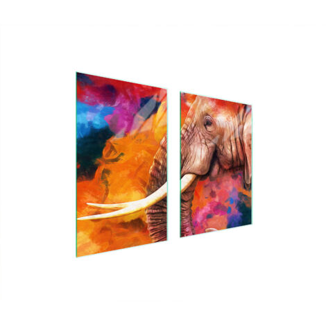 PIASTRA PROTETTIVA IN VETRO PER CUCINA 65x52 ELEPHANT