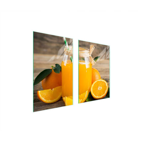 PIASTRA PROTETTIVA IN VETRO PER CUCINA 65x52 FRUTTA