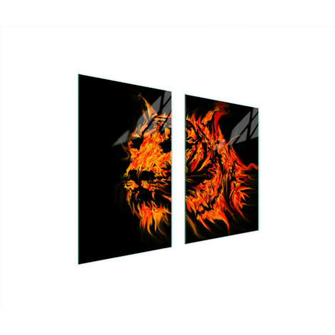 PIASTRA PROTETTIVA IN VETRO PER CUCINA 65x52 TIGER