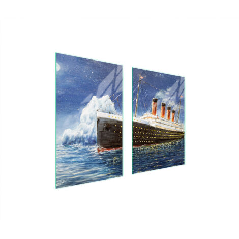 PIASTRA PROTETTIVA IN VETRO PER CUCINA 65x52 TITANIC
