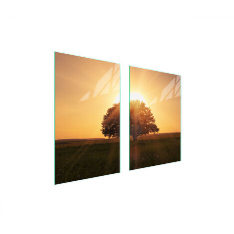 PIASTRA PROTETTIVA IN VETRO PER CUCINA 65x52 TREE