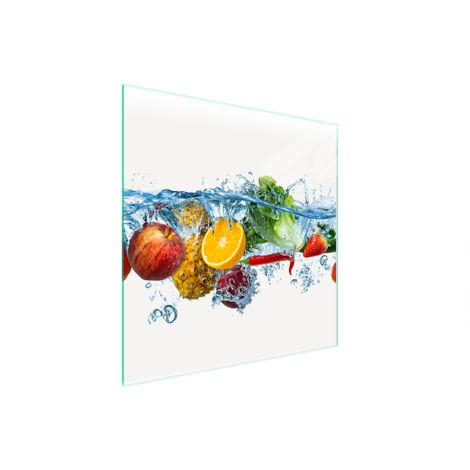 PIASTRA PROTETTIVA IN VETRO PER FORNELLO 50x52 FRUTTA