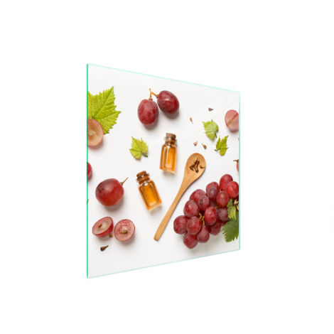 PIASTRA PROTETTIVA IN VETRO PER FORNELLO 50x52 FRUTTA