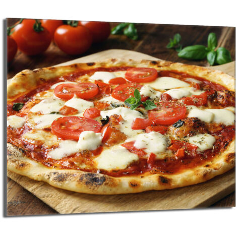 Piastra protettiva in vetro per fornello 60x52 Pizza