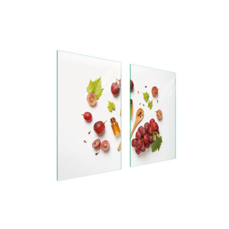PIASTRA PROTETTIVA IN VETRO PER FORNELLO 75x52 FRUTTA