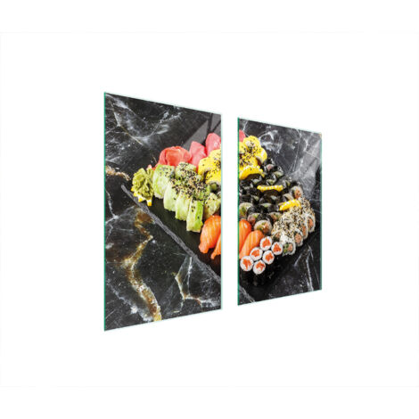 PIASTRA PROTETTIVA IN VETRO PER FORNELLO 75x52 SUSHI