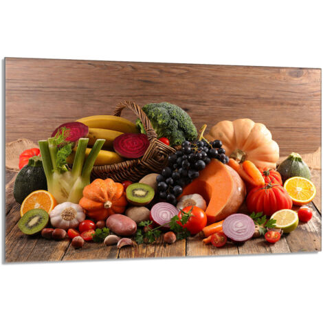 Piastra protettiva in vetro per fornello 80x52 Food
