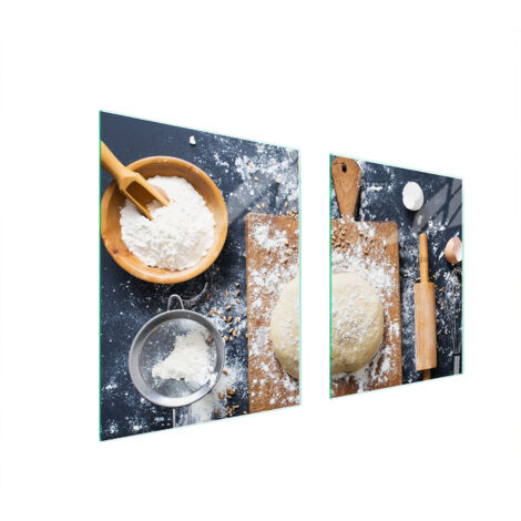 PIASTRA PROTETTIVA IN VETRO PER FORNELLO 85x52 CUCINA