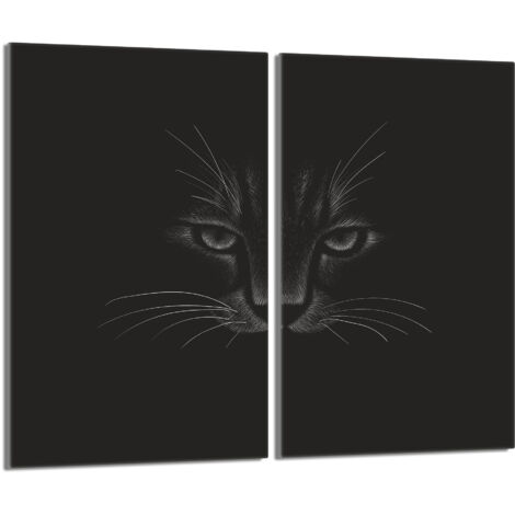 Piastra protettiva in vetro per la stufa 2x30x52 Cat