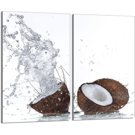 Piastra protettiva in vetro per la stufa 2x30x52 Coconut