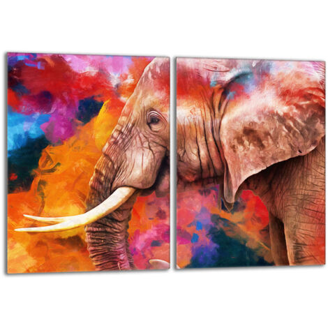 Piastra protettiva in vetro per la stufa 2x40x52 Elephant