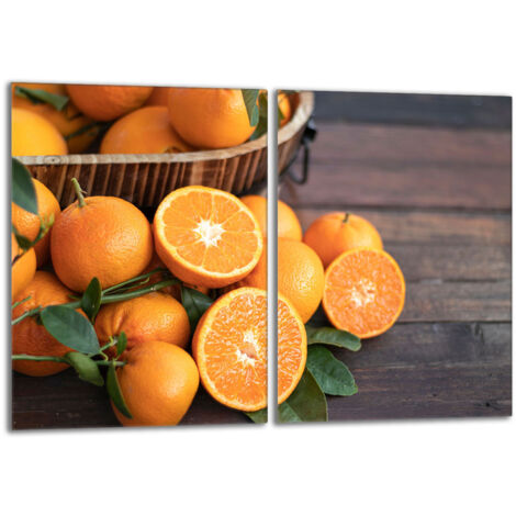 Piastra protettiva in vetro per la stufa 2x40x52 Frutta