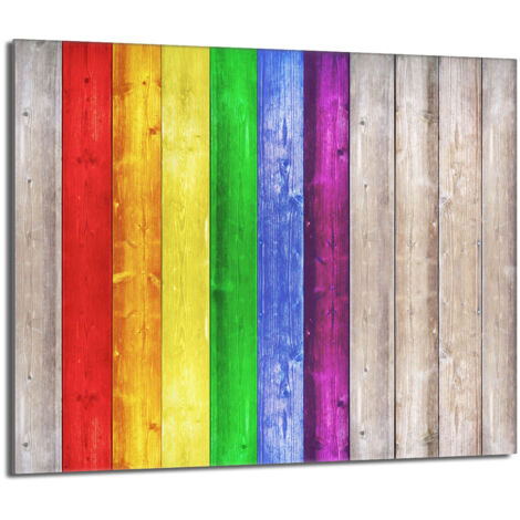 Piastra protettiva in vetro per la stufa 60x52 Colorato