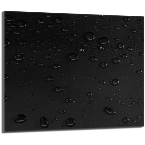 Piastra protettiva in vetro per la stufa 60x52 Krople