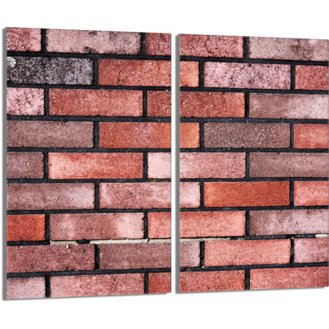 Piastra protettiva in vetro per stufa 2x30x52 Brick