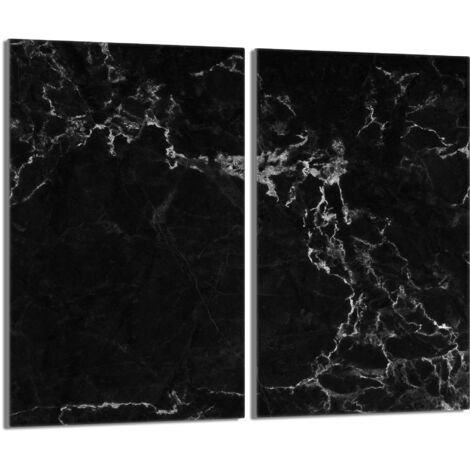 Piastra protettiva in vetro per stufa 2x30x52 Marmo