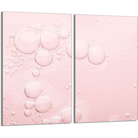 Piastra protettiva in vetro per stufa 2x30x52 Rosa