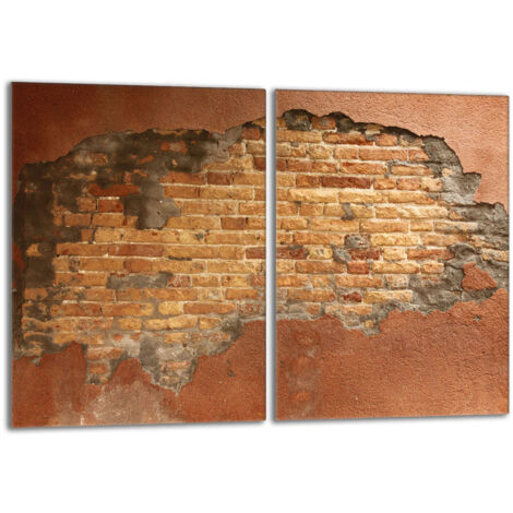 Piastra protettiva in vetro per stufa 2x40x52 Brick