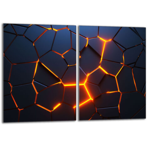 Piastra protettiva in vetro per stufa 2x40x52 Magma