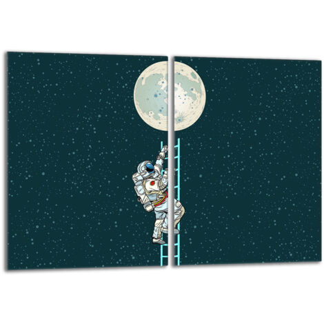 Piastra protettiva in vetro per stufa 2x40x52 Moon