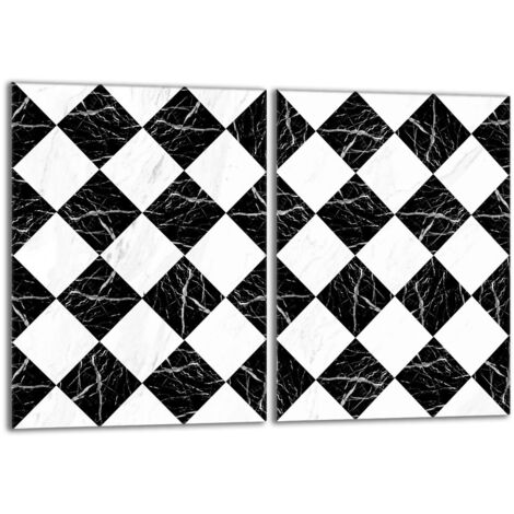 Piastra protettiva in vetro per stufa 2x40x52 Mosaico